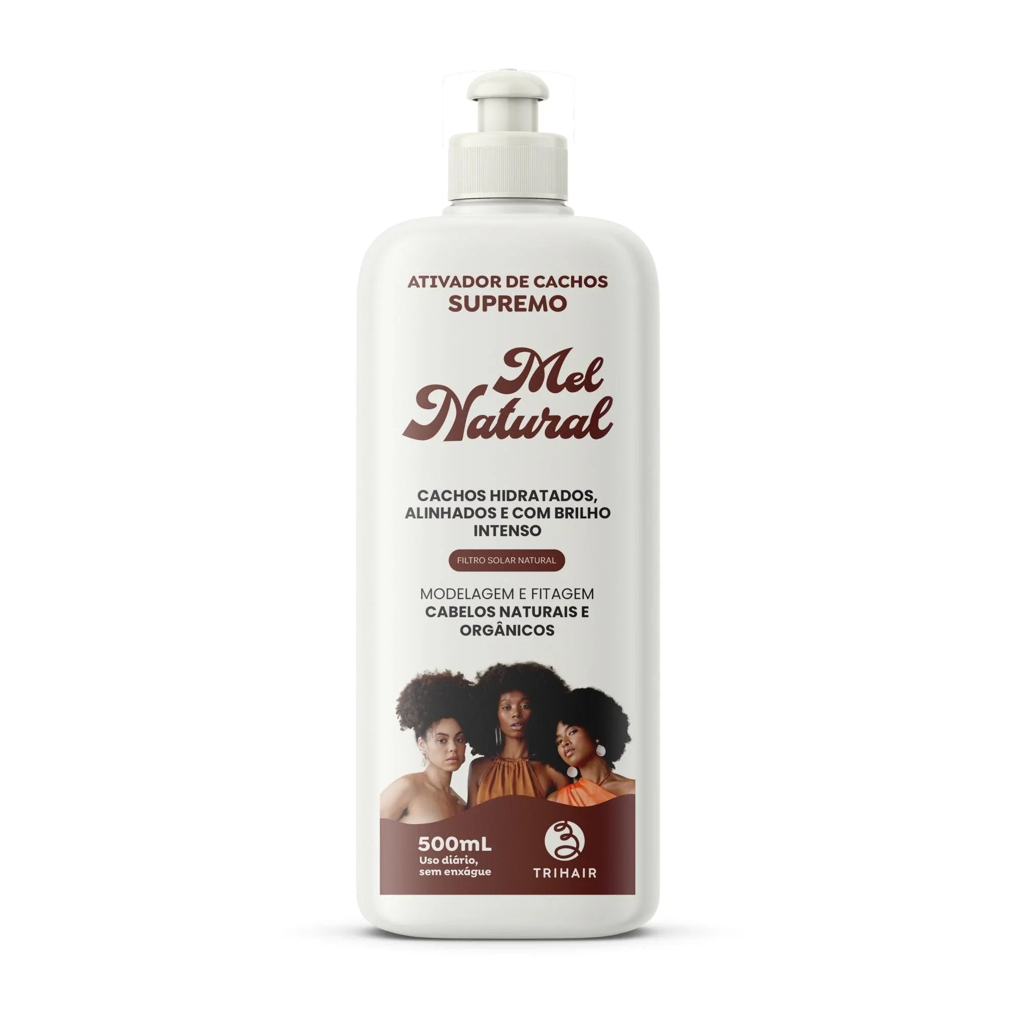 Ativador Mel Natural Trihair 500ml - Trihair Cosméticos